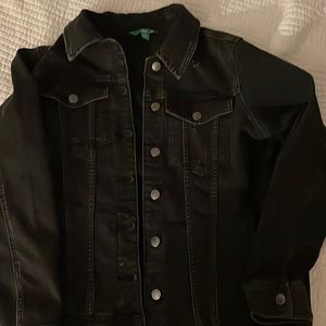 Black jean jacket